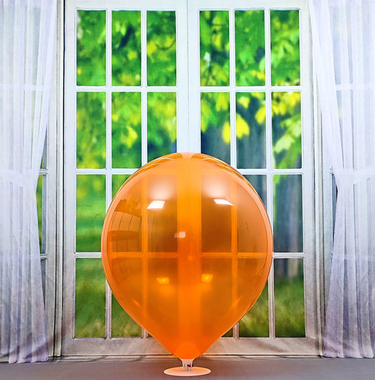 5 x Belbal B250 ∅ 24"/ 60cm Luftballons * Crystal Orange *
