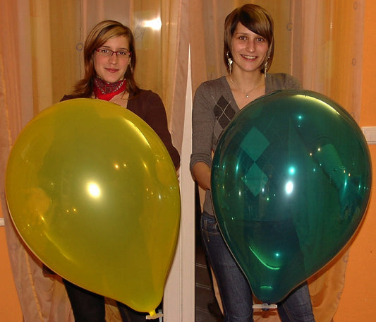 25 x Unique Globos ∅ 18"/ 45 cm Luftballons * Pastel / Crystal assortment *