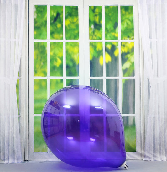 5 x Belbal B250 ∅ 24"/ 60cm Luftballons * Crystal Purple *
