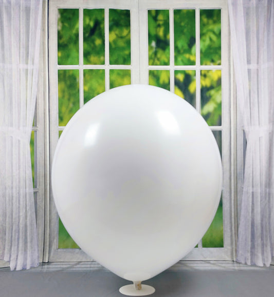 5 x Belbal B350 ∅ 36"/ 90cm Luftballons * Pastel White *