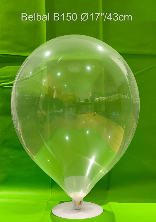 50 x 17"/43cm Belbal B150 Riesen Luftballons * crystal clear *