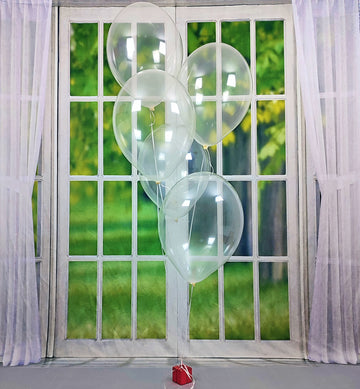 50 x 14"/35cm Belbal B120 giant balloons * crystal clear *