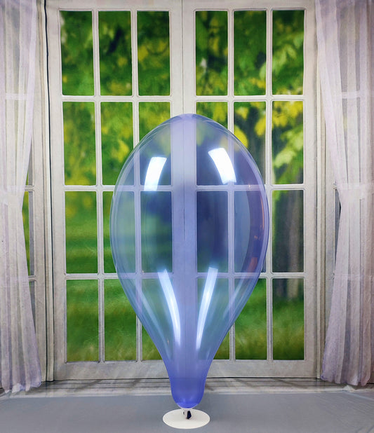 Ballon géant 10 x 22"/55cm x 35"/90cm U22" * assortiment de cristaux *